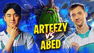 Whats Happen when ABED  TINY meet ARTEEZY  SLARK | Intensive Fights Whole Games