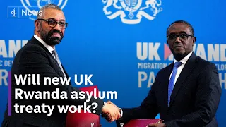 UK signs new treaty to send asylum seekers to Rwanda