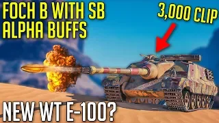 Foch B is New WT E-100, With Buffed Alpha? | World of Tanks AMX 50 Foch B SandBox Gameplay