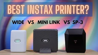 Instax Printer Comparison 2021 - Watch before you buy!  Link Wide vs Mini Link vs SP-3