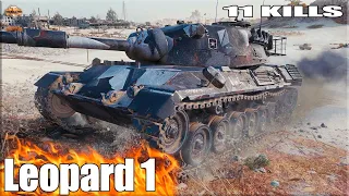 Грамотный бой, медаль Колобанова ✅ Leopard 1 World of Tanks