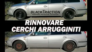 RINNOVARE CERCHI IN FERRO ARRUGGINITI