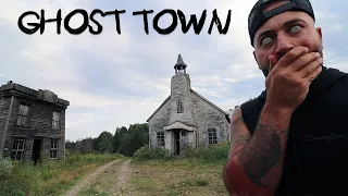 FOUND  ABANDONED WILD WEST GHOST TOWN in REMOTE MOUNTAINS (GONE WRONG)