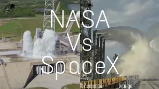 NASA VS SPACE X  WATER DELUGE TEST