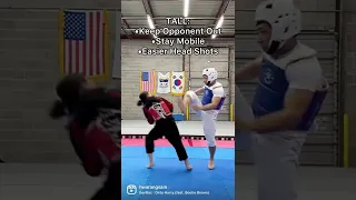 Taekwondo Sparring Short vs Tall - Martial Arts