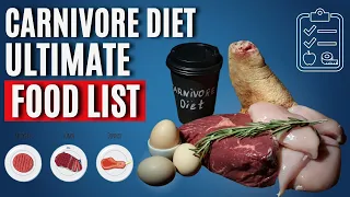 The ULTIMATE Carnivore Diet Food List (Best Foods for the Carnivore Diet!)