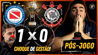 PÓS-JOGO: ARGENTINOS JRS 1 X 0 CORINTHIANS • COPA SUL-AMERICANA 2024 | FASE DE GRUPOS