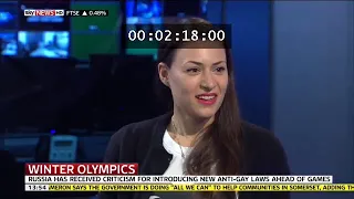 Sky News LGBT Russian Olympics  MILENE LARSSON