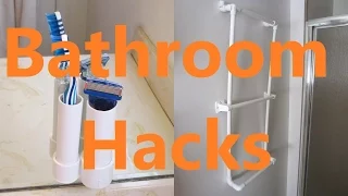 5 Bathroom Life Hacks with PVC Pipe