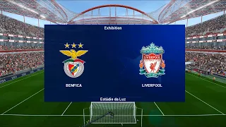 Benfica vs Liverpool | Estádio da Luz | 2021-22 UEFA Champions League | PES 2021