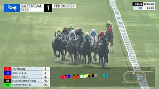 Gulfstream Park Carrera 1 - 26 de Febrero 2023