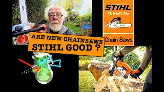 Are NEW Chainsaws STIHL Good ?   -   'Prof' Simon