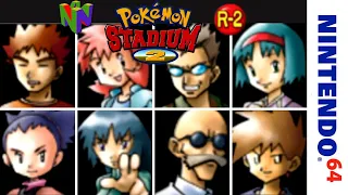 Pokemon Stadium 2 - All Kanto Gym Leaders Battles - No Commentary (Nintendo 64, Round 2)