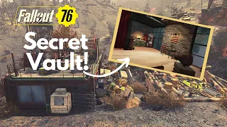 Two-In-One CAMP: Scrapyard With Secret Vault | Fallout 76 Build Tutorial