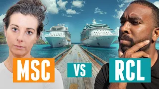 We Tried Two Cruise Ships At The Same Time | Royal Caribbean vs MSC