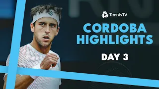 Etcheverry Battles Zapata Miralles; Cerundolo & Coria In Action | Cordoba 2024 Highlights Day 3