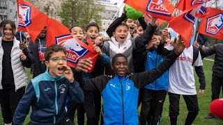 LE FOOTBALL RASSEMBLE | L'inauguration d'un terrain à Lille-Moulins ✂