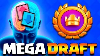 Going 20-0 *FLAWLESS* in the Mega Draft Tournament🧹😍 -Clash Royale