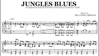 Jelly Roll Morton- Jungle Blues | Transcription