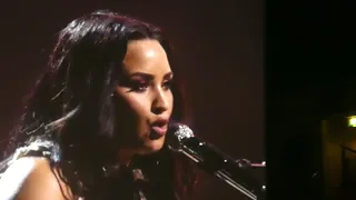 Demi Lovato  - Talking about Mental health & Warrior - Manchester Arena