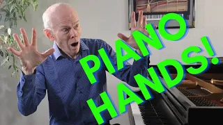 GET GREAT PIANO HANDS!  Hand position, cracked fingertips, warm up exercises & MORE! Dr. Hulbert)