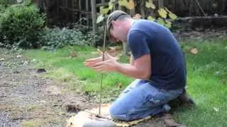 Hand Drill Friction Fire. Thanks MartinSurvival