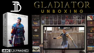 Gladiator EverythingBlu 4k Ultra HD Bluray Collector's Edition Unboxing.