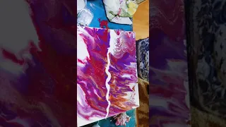 Акриловая заливка в технике протяжки. # Fluid art,#Acrylic fill