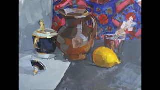 Академическая живопись. Гуашь/Academic still life. Gouache. 水粉畫