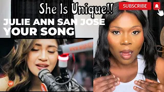 Julie Ann San Jose "Your Song" (Parokya Ni Edgar) LIVE on Wish 107.5 Bus (REACTION!)