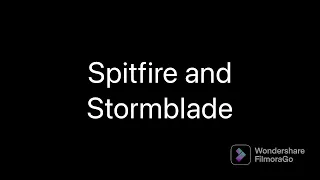 Spitfire and stormblade (gnomeo and Juliet) part 1 backyard