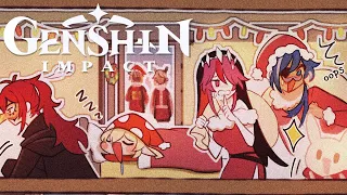 (Genshin Impact Comic Dub) Special night shift! 🎁✨