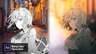 Adobe After Effect | Tutorial Manga Color Correction