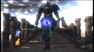 Dark Souls - Iron Golem Boss Fight No Damage.MP4