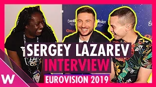 Sergey Lazarev (Russia) interview @ Eurovision 2019 first rehearsal