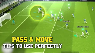 How To Use PASS & MOVE Perfectly in eFootball 2024 Mobile