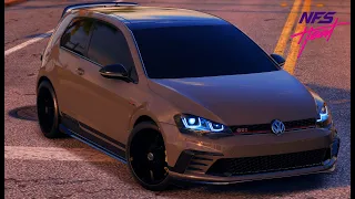 VOLKSWAGEN GOLF GTI CLUBSPORT (VW GOLF 7 ) Review & TEST DRIVE & Best Customization NFS HEAT! NEW!