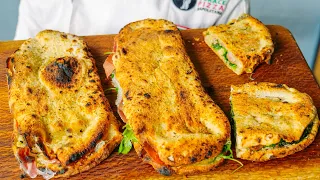 How To Make PANUOZZO NAPOLETANO: A Delicious Neapolitan Pizza Sandwich That's Easy To Make At Home!