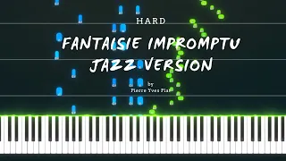 Fantaisie Impromptu Jazz Version by Pierre Yves Plat PIANO TUTORIAL (Sheet in the description)