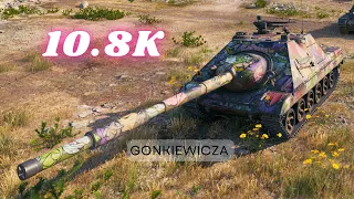 Gonkiewicza  10.8K Damage 10 Kills World of Tanks   #wot #worldoftanks