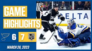 Game Highlights: Kings 7, Blues 6