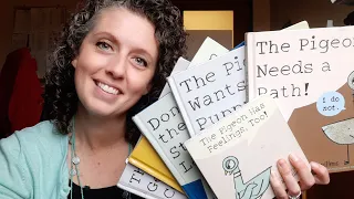 EIGHT Mo Willems Pigeon Books (21 minutes of book hilarity!)