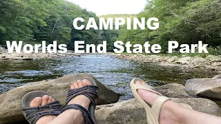 Camping at Worlds End State Park PA