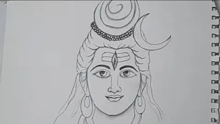 how to draw mhadev drawing/shiva drawing/easy drawing