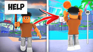 Turning A Noob Into A Pro In Roblox Hoopz!