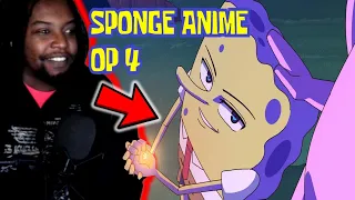 Suponjibobu Anime - OP 4 (Original Animation) [SpongeBob Anime] DB Reaction