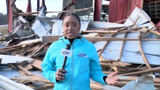 WI: Tornado damage reports from Evansville