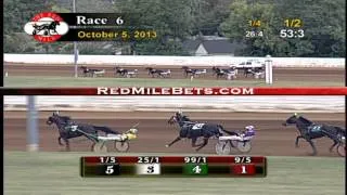 Red Mile Racetrack Race 6 10-05-13