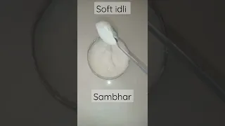 South Indian famous idli sambar recipe #shorts