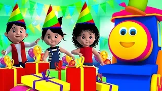 Alles Gute zum Geburtstag Lied | Reime für Kinder | Happy Birthday | Bob The Train | Nursery Rhymes